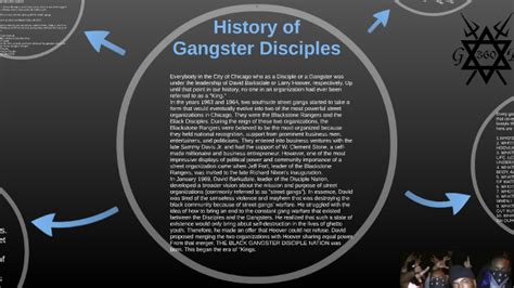 Wiki User. ∙ 12y ago. Best Answer. The Gangster Disciples are a g