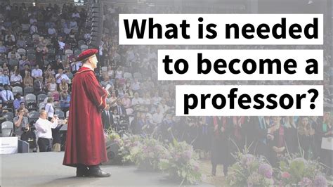 How do you become a professor. Things To Know About How do you become a professor. 