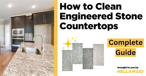 How do you clean engineered stone