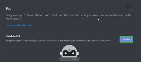 How do you create a permanent oauth invite for your discord bot?