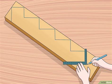 How do you cut stair stringers. Next, draw a line parallel to the bottom of the stringer according to how much you wish to shorten the stairs. Now measure down from each step of the stringer and draw a line parallel to the distance you measured in the step above. Then, draw a perpendicular line according to the riser face to form the new back corner of your stringer. 