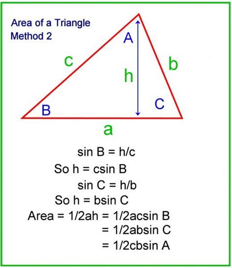 How do you find the area of a triangle. Whether you have three sides of a triangle given, two sides and an angle or just two angles, this tool is a solution to your geometry problems. Below you'll also find the explanation of fundamental laws concerning triangle angles: triangle angle sum theorem, triangle exterior angle theorem, and angle bisector theorem. 