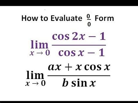 How do you find the limit of the indeterminate form 0/0, ∞/∞,