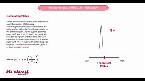 How do you find theoretical plates in HPLC? - YouTube