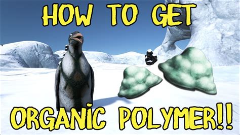 Where To Get Organic Polymer In Ark GenesisIn this video I will be showing you where to get Organic Polymer in the Ark Genesis DLC!Ark Survival Evolved Seaso.... 
