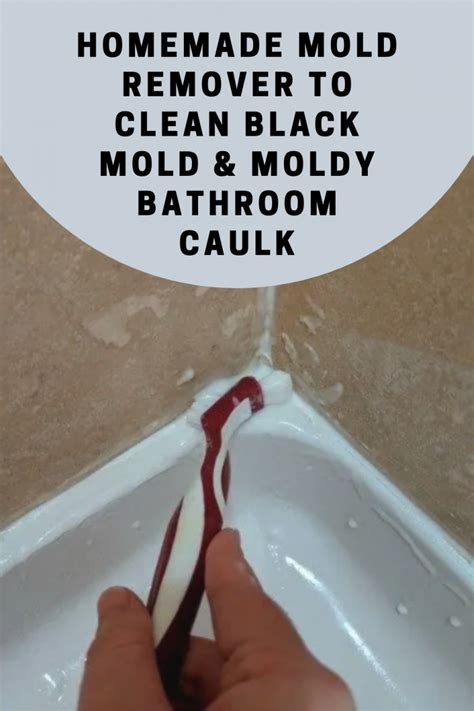 How do you get rid of mould in bathroom. Then come back with a mixture of bleach and distilled water and spray lightly into the exposed area. Use a hair dryer (at a distance) and dry. Then get the mold and mildew preventative caulking and use that. Vinegar is just as effective at killing mold and much better for your health and the planet. 