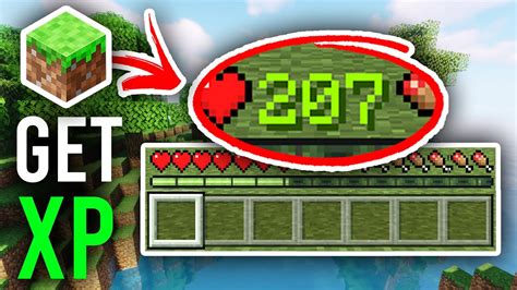 How do you get xp in minecraft