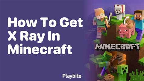 How do you get xray in minecraft