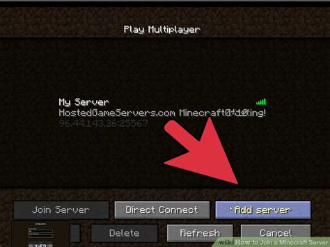 How do you join a minecraft server