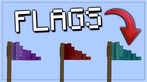 How do you make flags in minecraft
