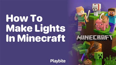 How do you make lights in minecraft