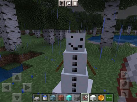 How do you make snowman in minecraft