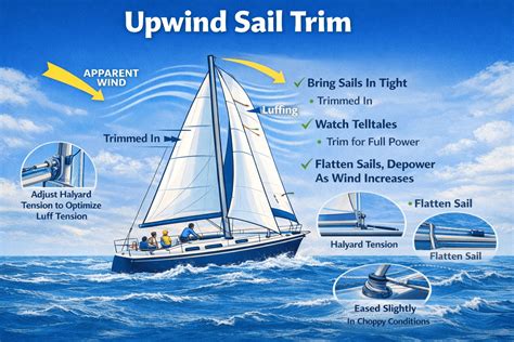 How do you optimize sail trim