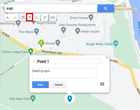Open up Google Maps in your web browser. Screenshot via Google Maps. 2. Click the Menu option in the upper left-hand corner and select My Places. Screengrab via Google. 3. In the My Places menu .... 