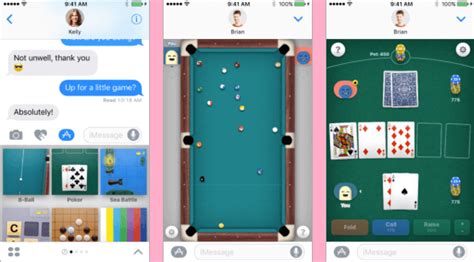 How do you play games in imessage. Select it and choose “8-Ball”. From there you’ll be presented with a message with a triangular play icon. Tap it and you can start making moves. After each turn, tap the V-shaped button in the top right to shrink the gameplay screen. … 