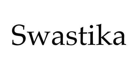 How do you pronounce swastika - api.3m.com