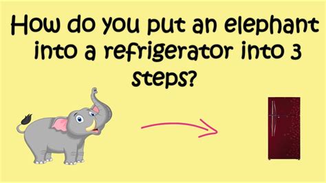 How do you put an elephant to the fridge? - sure.do