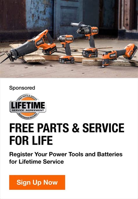 The lifetime service agreement is finicky. What they don't tell you is that their tools cover a 3-year warranty of any manufacturer defect. So if your motor goes out and your impact driver within the 3 years send it in they'll replace it. There's a $30 hold that place on a credit card or debit card.. 