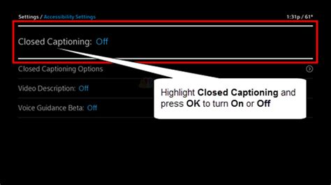 44.9K subscribers. Subscribed. 99. 42K views 1 year ago. In this video I show you how to turn Closed Captioning on and off on the Xfinity X1 TV Box. I show you how to get to the …. 