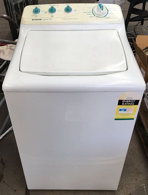 How do you reset a Simpson top loader washing machine?