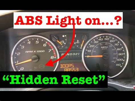 When the ABS light is illuminated, it indicates that there’s an iss