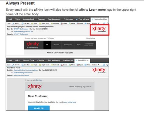 Sign into Xfinity Email using your Xfinity ID and p