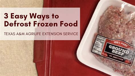 How do you safely defrost a whole lamb? - Seasoned Advice