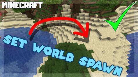 How do you set spawn in minecraft