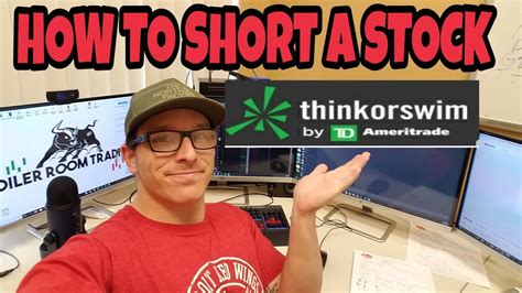 How do you short a stock on td ameritrade. Things To Know About How do you short a stock on td ameritrade. 