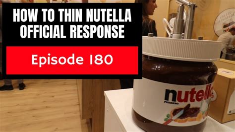 How do you thin down Nutella? – Real Estate Remote