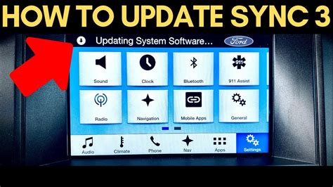 Updating SYNC Using Wi-Fi. If your Ford is running version 3 of SYNC or later, you can update the software over a Wi-Fi connection. Turn on the vehicle electronics in your Ford. Do not start the engine. If you haven't already, connect to a Wi-Fi network by going to "Settings" > "Wi-Fi".. 