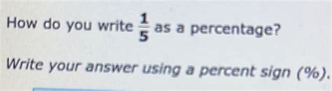 How do you write 1.0 as a percentage? - Answers