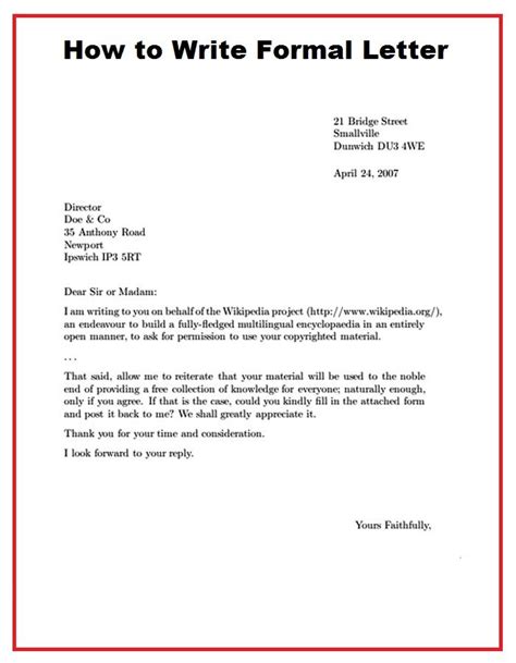 How do you write a formal letter to a mayor? 1 