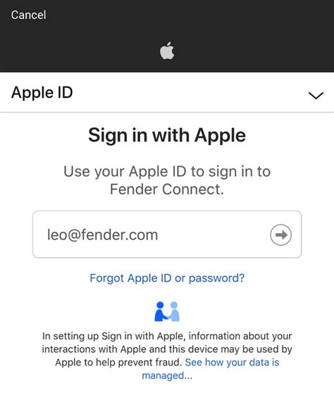 How does Sign in with Apple work? – Fender Play®