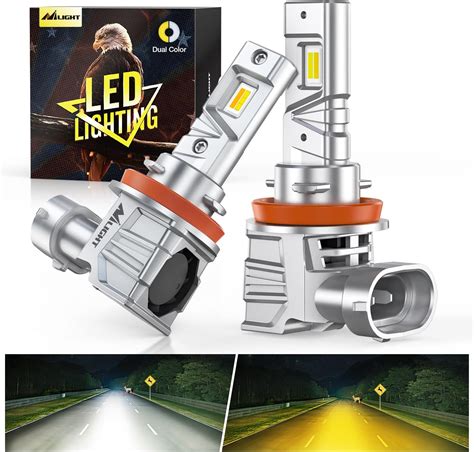 How does Switchback LED Fog Light Bulb work? Dual-Color