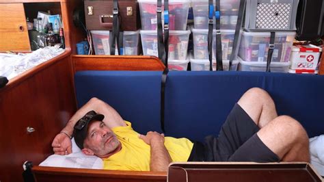 How does a solo sailor sleep