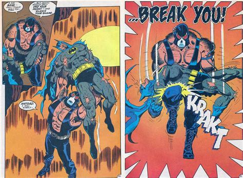 How does batman kill bane