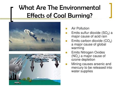 How does burning coal hurt the environment?