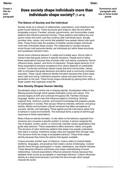 How does charity shape society