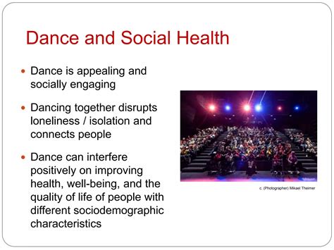 How does dance benefit people