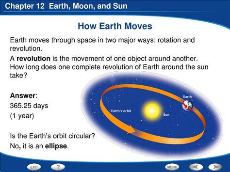 How does earth move