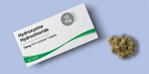 How does hydroxyzine interact with cannabis 