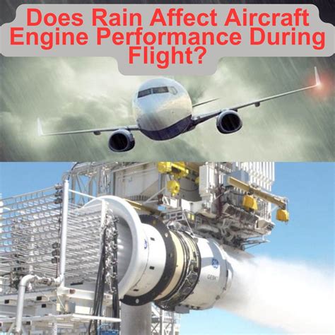 How does rain affect aircraft performance