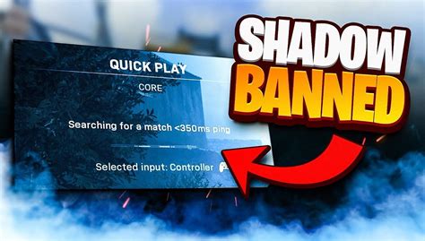 How does shadow banning work in Call of Duty 
