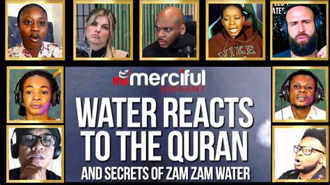 How does water react to emotions
