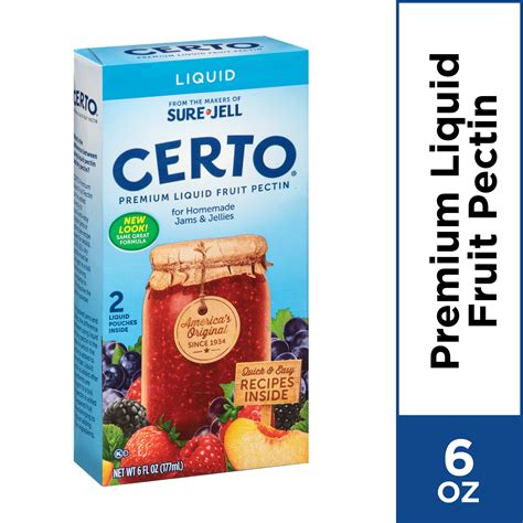 How effective is certo. Feb 2, 2021 · The remedy: each morning take two teaspoons, by mouth, of liquid pectin in four to six ounces of grape juice. The brand I use is by KRAFT FOODS, and carries the trade name Certo. It is commonly used to make fruit jams, and jellies at home. 