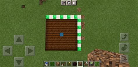 How far does water work in Minecraft farming? To become hydrated, water must be present: up to four blocks away horizontally from the farmland block, including diagonals, and. at the same level or one block above the farmland block level.. 