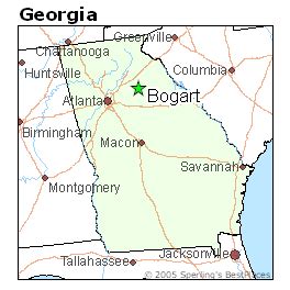 How far is Bogart (Georgia) from Monroe (Georgia)