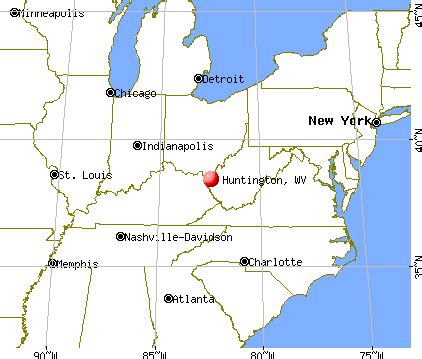 How far is Columbus from Huntington (West Virginia)