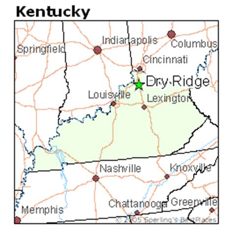 How far is Dry Ridge from Richmond (Kentucky) - trippy.com